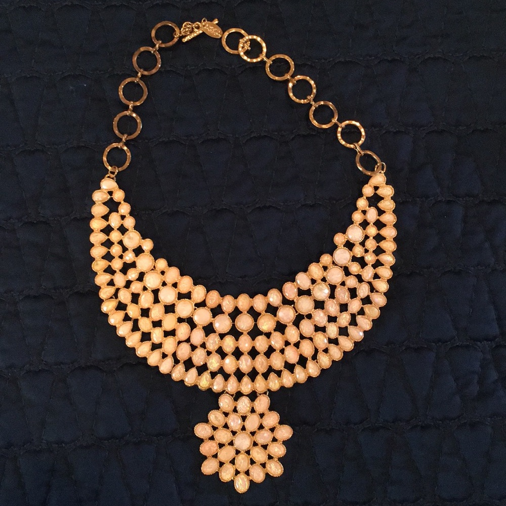 Amrita Singh opal statement necklace